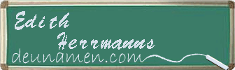 Edith Herrmanns Visitenkarte